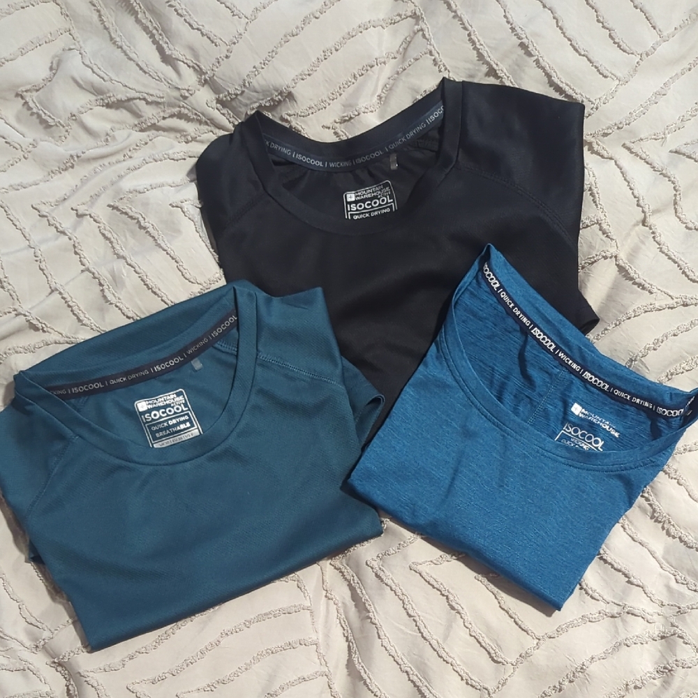 ISOCool Black and Blue T-Shirts Set